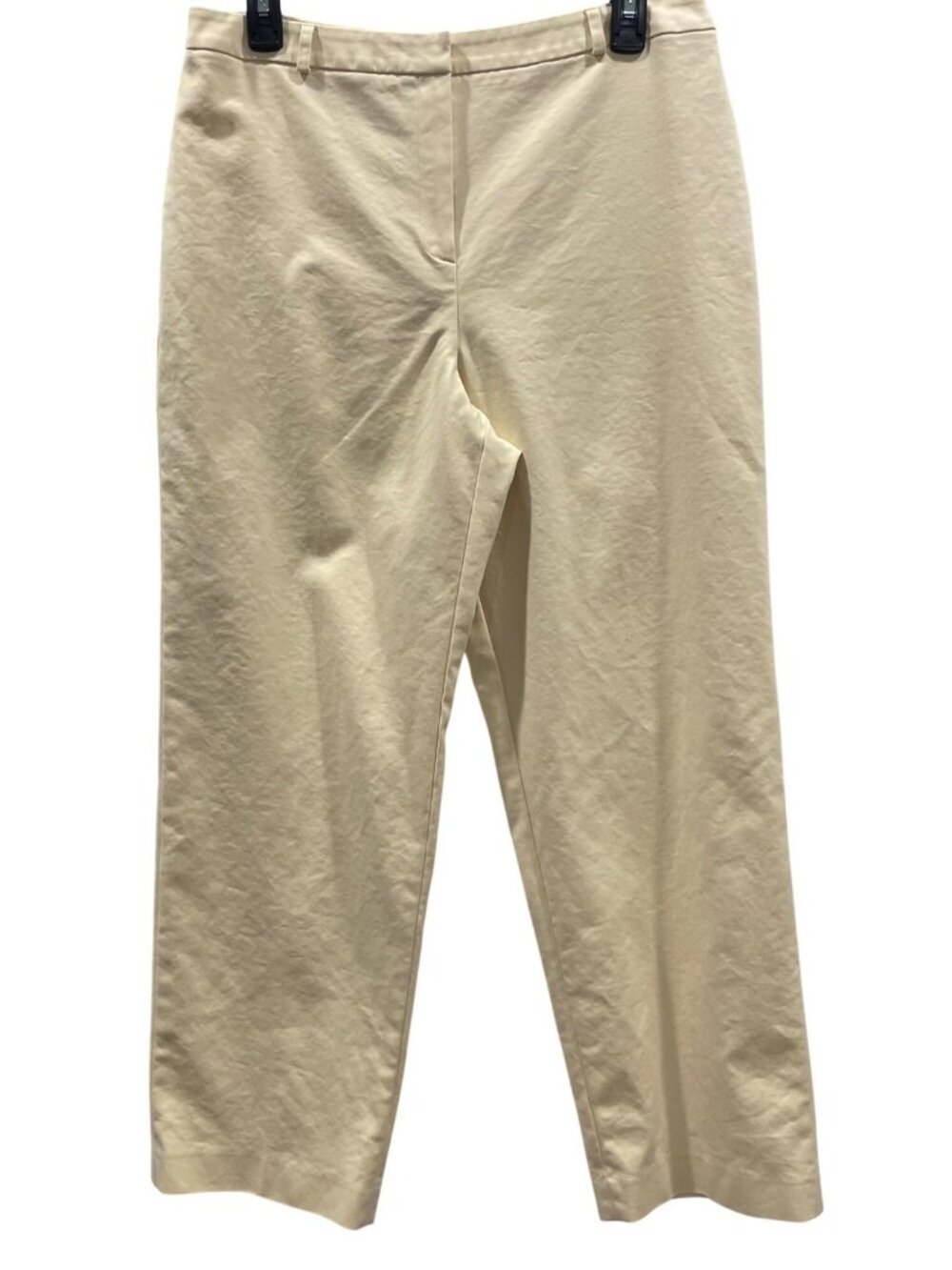 Vintage 90s Talbots Stretch Pants 14P Butter Yellow USA Casual Office Preppy